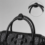 crocodile skin laptop bag