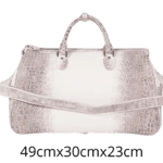Crocodile Skin Large Hand Bag
