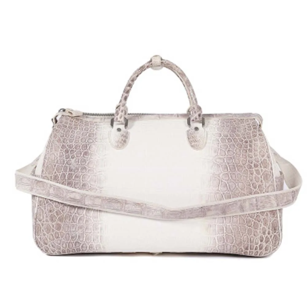 Crocodile Skin Large Hand Bag