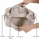 Crocodile Skin Large Hand Bag