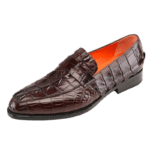 crocodile skin loafers