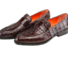 crocodile skin loafers