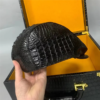 crocodile skin newsboy hat