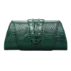 Crocodile Skin Oversized Clutch Bag