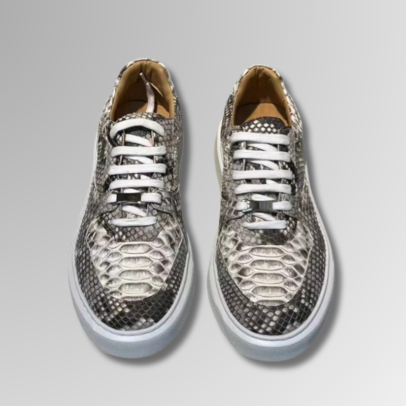 Python Snake Skin Sneakers