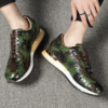 genuine crocodile belly skin sneakers