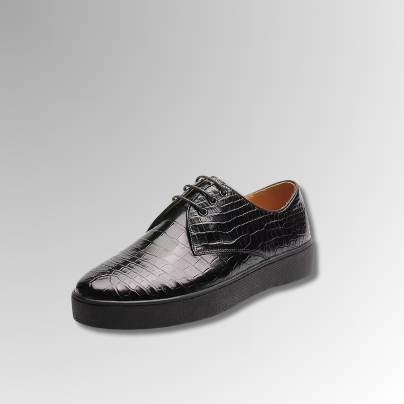 Crocodile Skin Casual Shoes