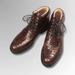 Crocodile Skin Lace-Up Boots-alt15