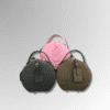 Crocodile Skin Round Handbag