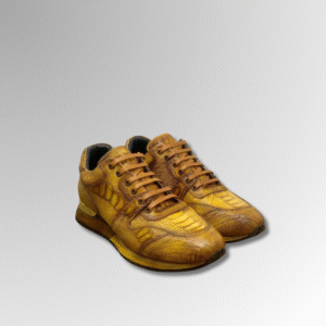 Ostrich Foot Skin Vintage Sneakers