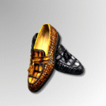 Crocodile Skin Tassel Loafers