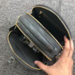 Crocodile Skin Round Handbag-alt9