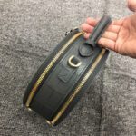 Crocodile Skin Round Handbag-alt7