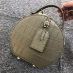 Crocodile Skin Round Handbag-alt4