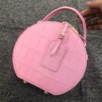 Crocodile Skin Round Handbag-alt3