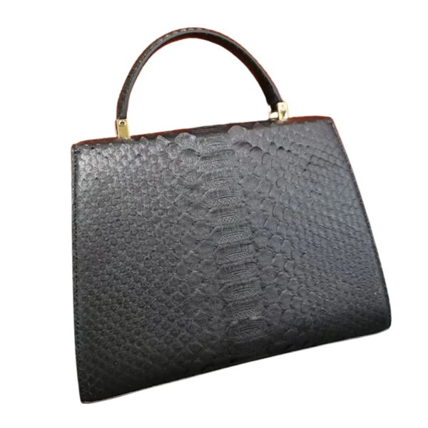 genuine snake leather handbag