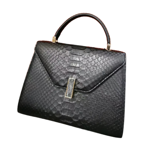 genuine snake leather handbag