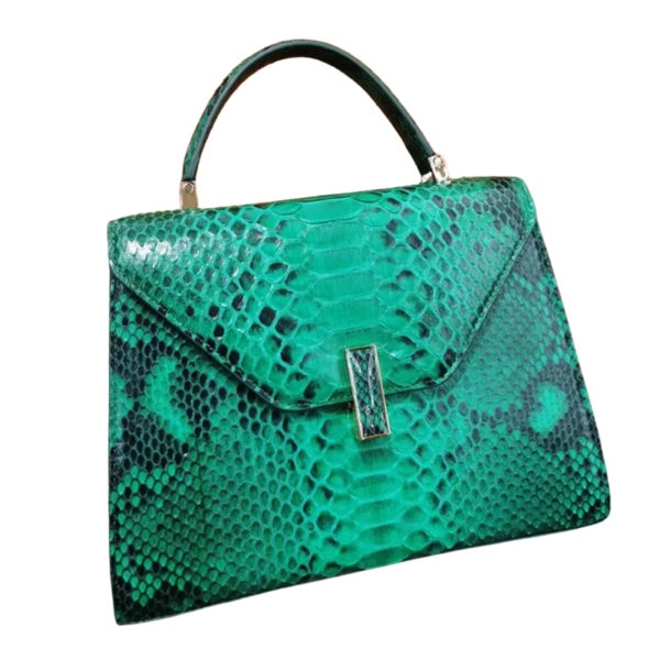 genuine snake leather handbag