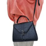 genuine snake leather handbag