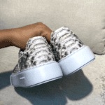 snake skin sneakers