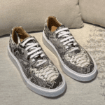 snake skin sneakers