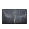 stingray and crocodile skin ZIP Passcode Clutch