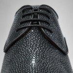 Stingray Skin Lace-Up Shoes