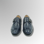 Snake Skin Shoes With Buckle Strap