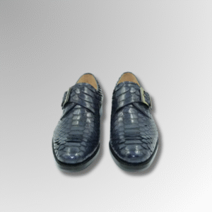 Snake Skin Shoes With Buckle Strap