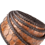 Python Skin Belt Without Buckle