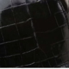 Black Baseball Cap Crocodile Belly Skin