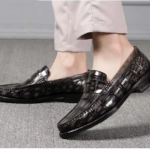 Crocodile Skin Loafers
