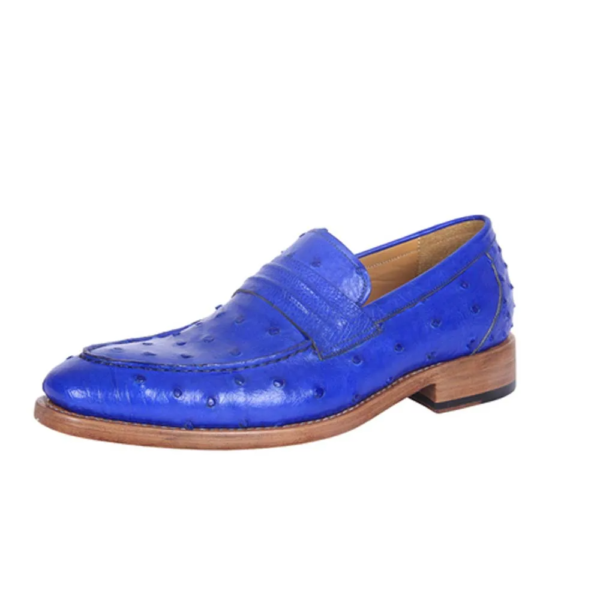 Ostrich Skin Loafers