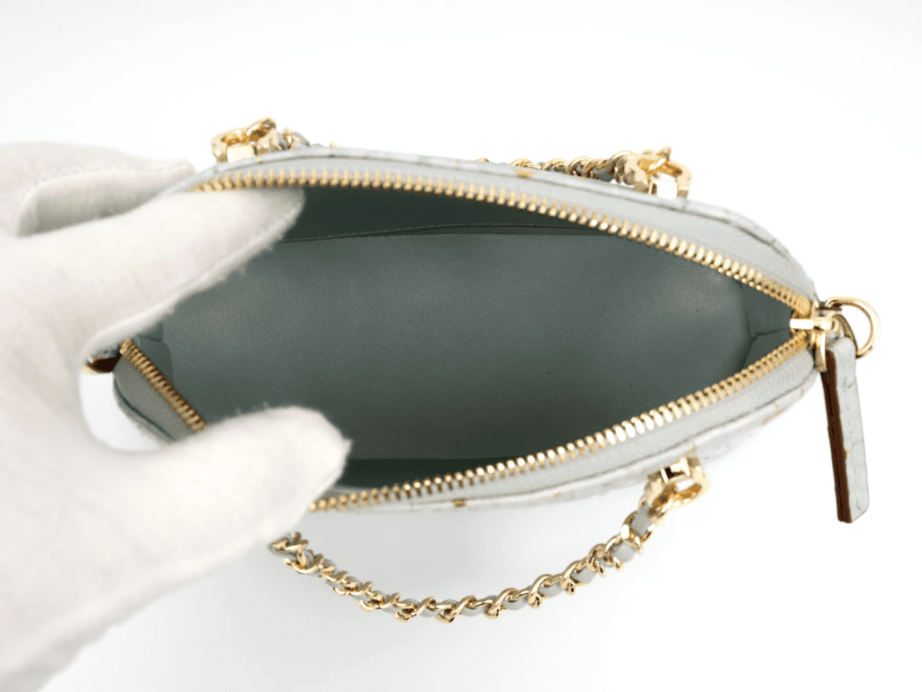 Snake Skin Square Handbag-alt7