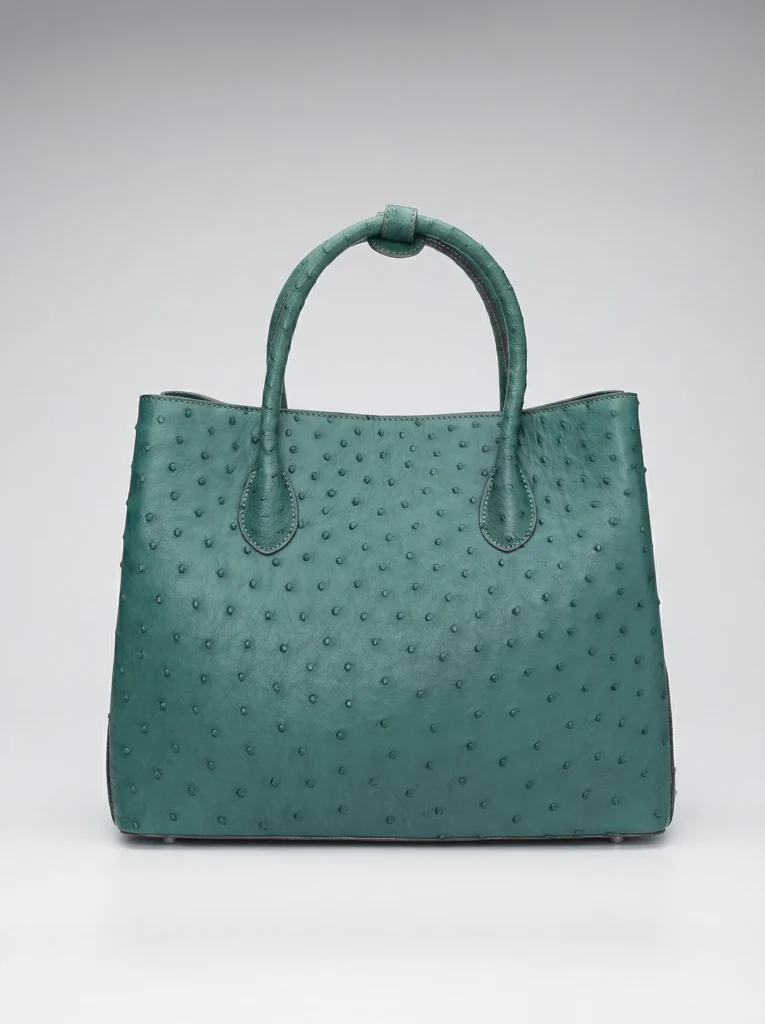Ostrich Skin Shoulder Bag