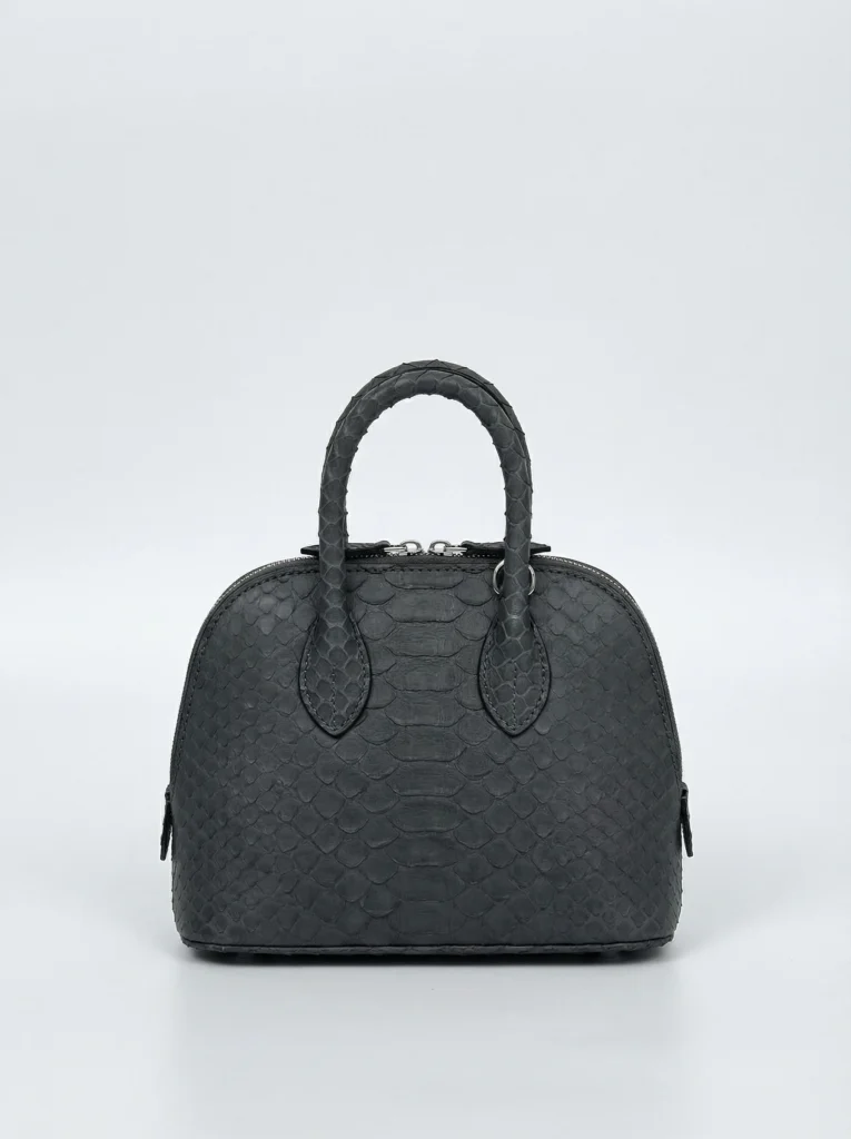 Python Skin Shell Handbag