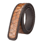 Python Skin Belt Without Buckle