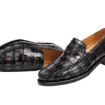 Crocodile Skin Loafers