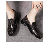 Crocodile Skin Loafers
