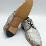 Python Snake Skin Lace-up Shoes