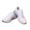White Ostrich Skin Sneakers