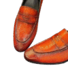 Colorful Lizard Skin Loafers