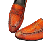 Colorful Lizard Skin Loafers