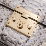 Python Skin Lock Flap Bag-alt4