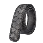 Python Skin Belt Without Buckle