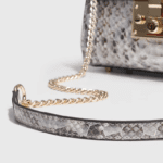 Python Skin Lock Flap Bag-alt5