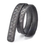 Python Skin Belt Without Buckle