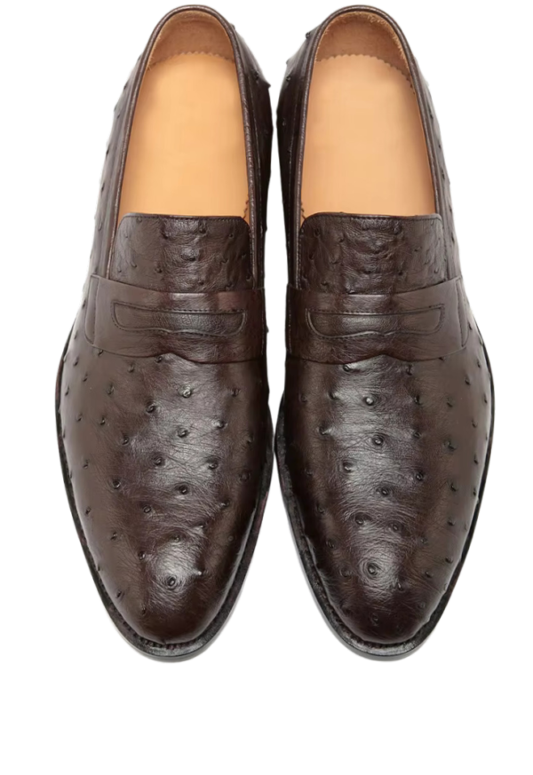 Ostrich Skin Dress Shoes