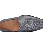 Black Stingray Skin Loafers-alt2