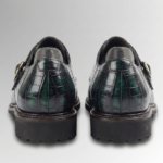 Brushed Alligator Skin Double Monk